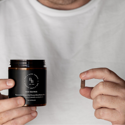 Red Matrix - Tasmanian Grass-Fed Beef Blood Capsules
