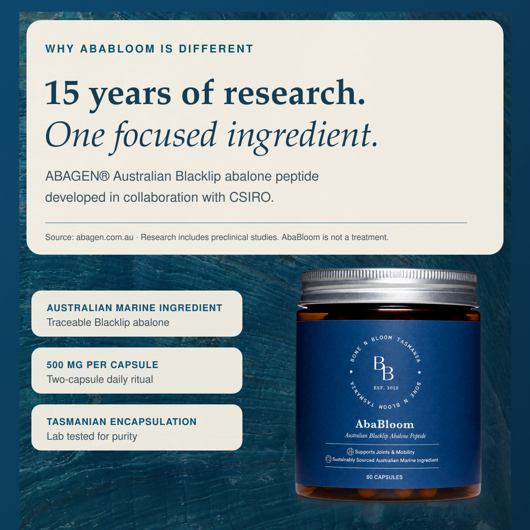 AbaBloom Australian abalone peptide capsules
