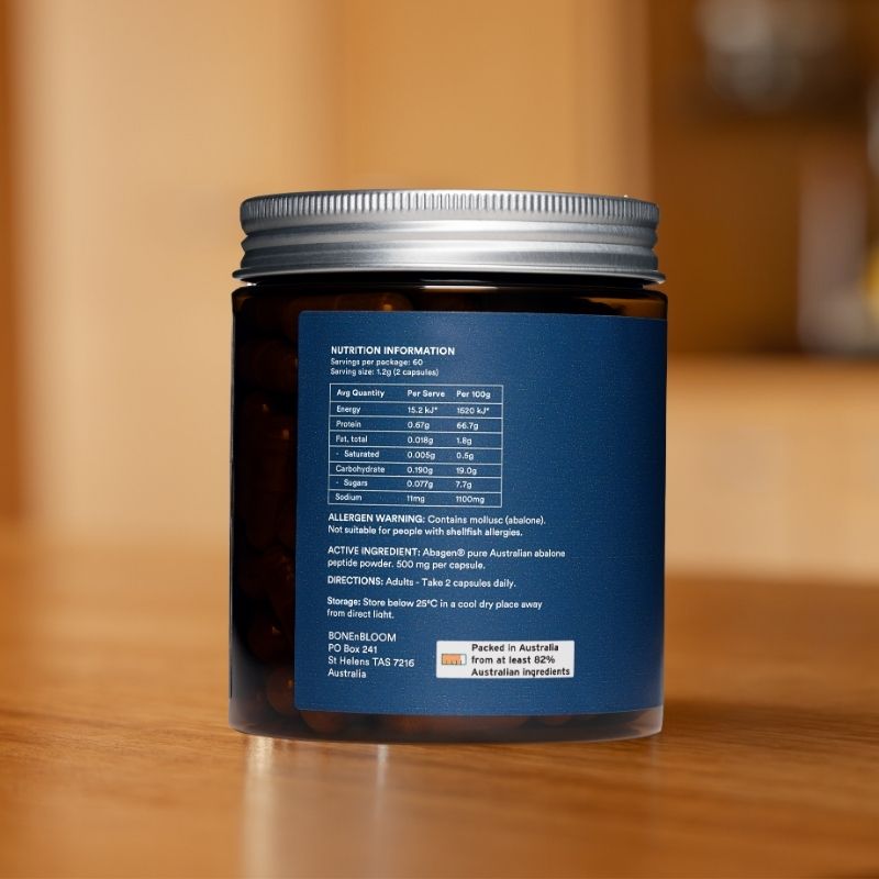 AbaBloom - Australian Abalone Peptide Capsules