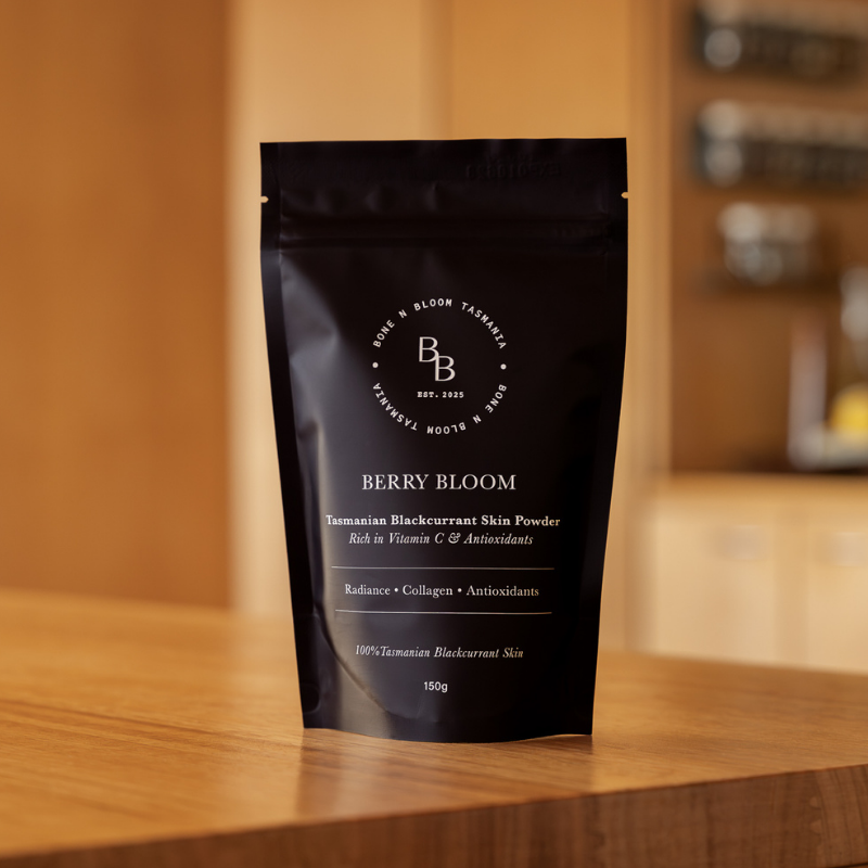 LIMITED RELEASE: Berry Bloom - Tasmanian Blackcurrant Skin | 150g Powder