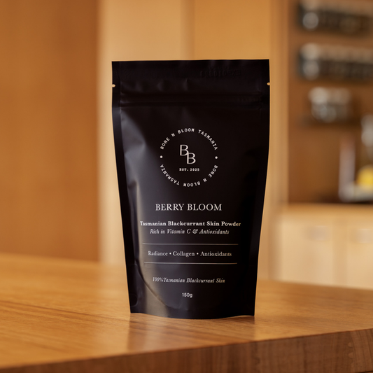 LIMITED RELEASE: Berry Bloom - Tasmanian Blackcurrant Skin | 150g Powder