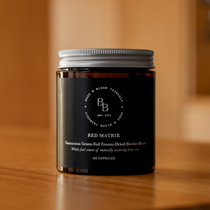 Red Matrix - Tasmanian Grass-Fed Beef Blood Capsules