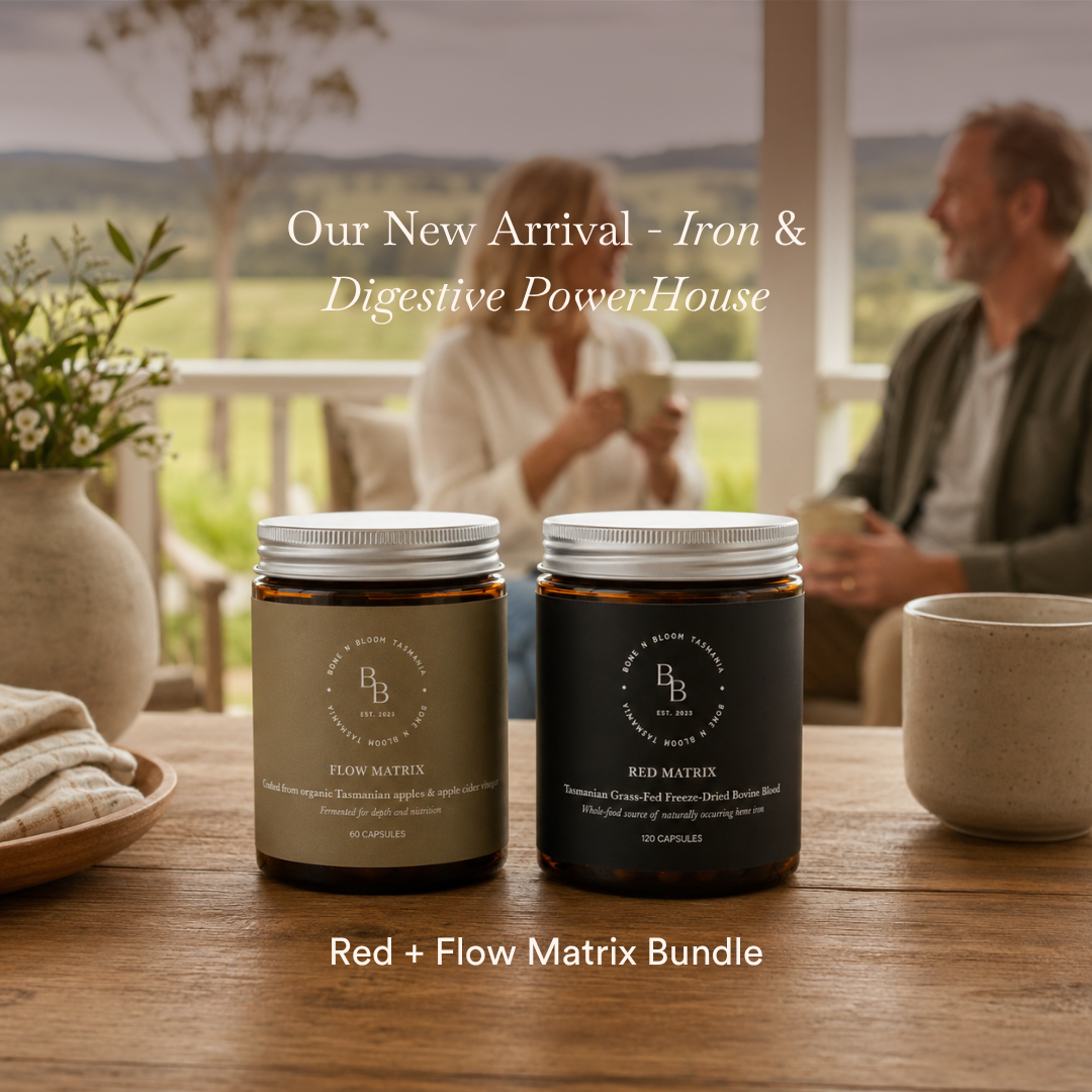 IronGut DUO - Red + Flow Matrix Bundle | BONEnBLOOM's Iron & Digestive PowerHouse