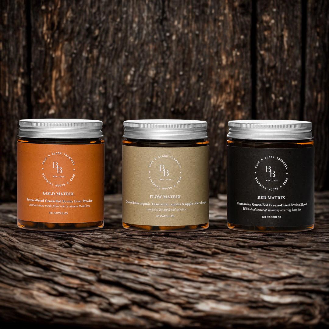 THE FOUNDERS CORE RESTORE TRIO – Red + Gold + Flow Matrix Bundle