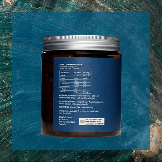 AbaBloom - Australian Abalone Peptide Capsules
